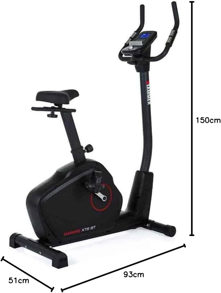 Hammer Cardio XT6/XT7 Ergometer Heimtrainer Fahrrad mit Bluetooth & App