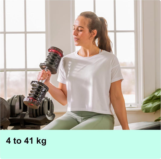 Bowflex SelectTech: Verstellbare Einzelhantel mit Gewichtssystem