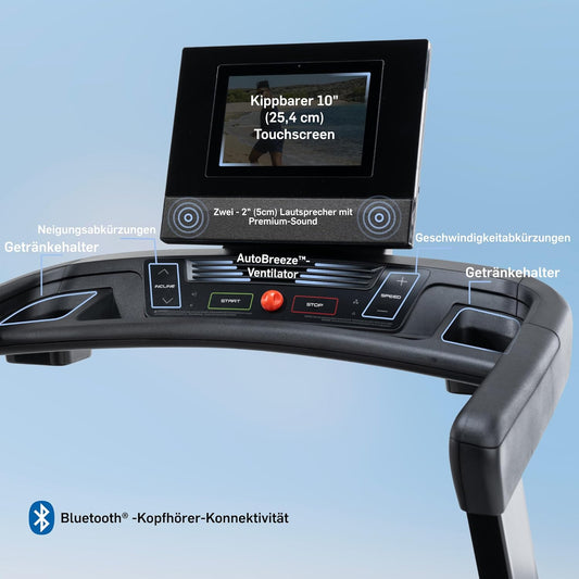 NordicTrack T-Serie: Laufband für Zuhause mit Steigung, Bluetooth & hoher Tragkraft