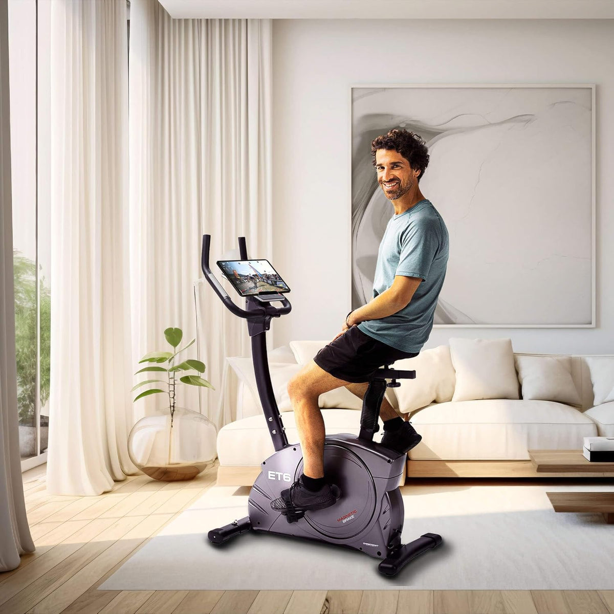Christopeit ET 6: Ergometer mit 24 Stufen, 12 kg Bremssystem, 150 kg Traglast